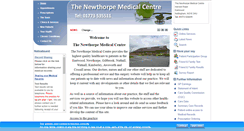 Desktop Screenshot of newthorpemedicalcentre.co.uk